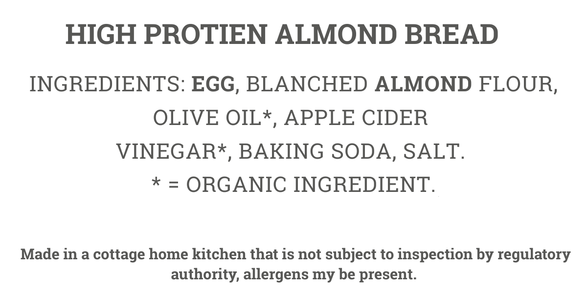 70g + Protein Almond Bread