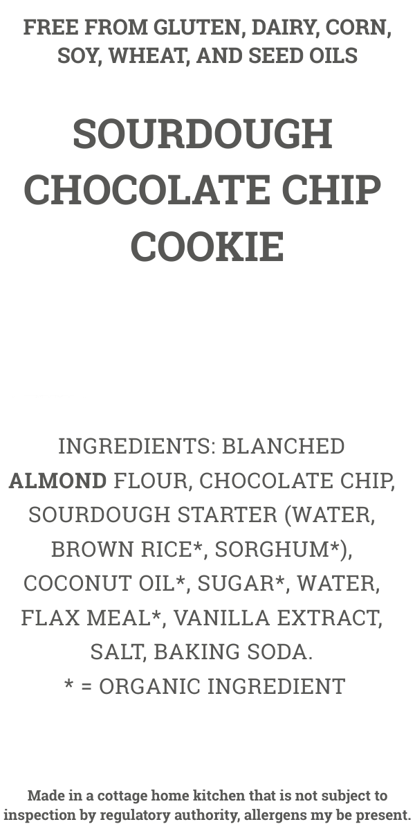Sourdough Almond Cookies