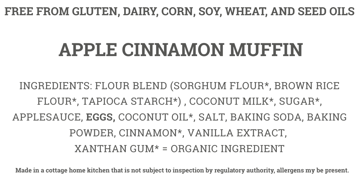 Apple Cinnamon Muffin