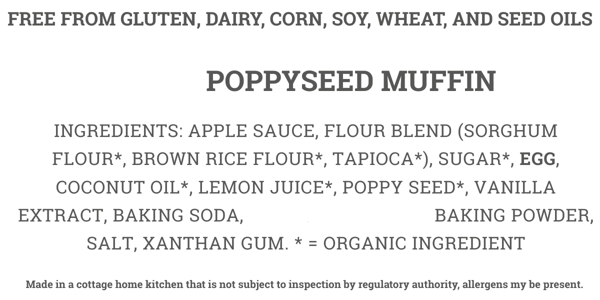 Lemon Poppyseed Muffin