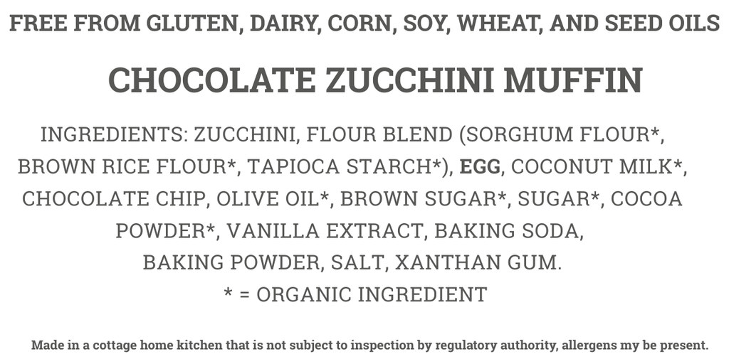 Chocolate Zucchini Muffin