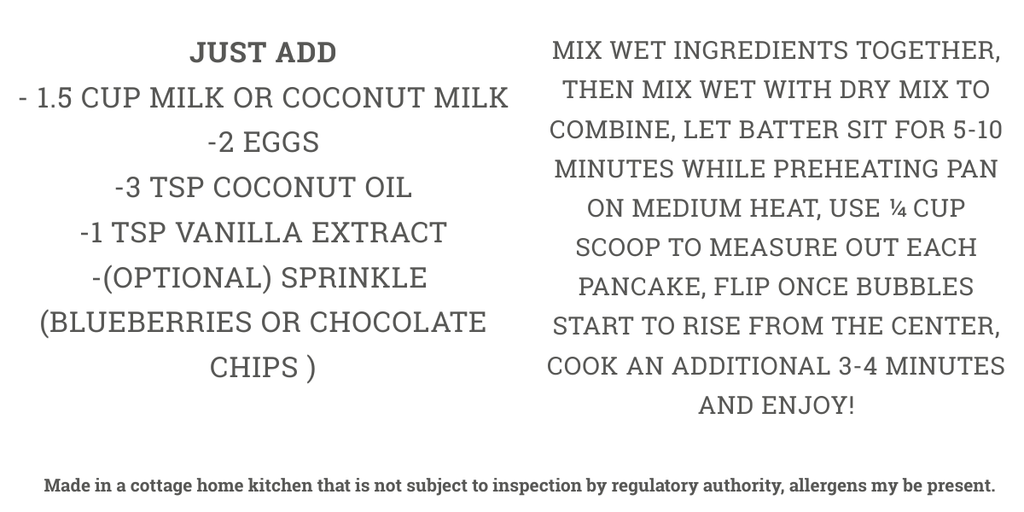 Pancake mix
